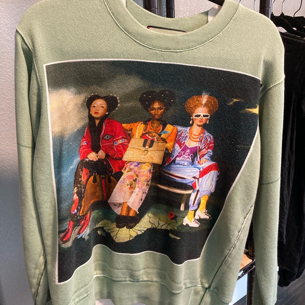 #GucciHallucination print sweatshirt